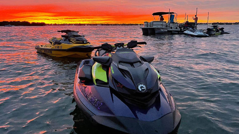 Waterscooter (jetski) huren bij Caracasbaai / Spaanse Water op Curaçao